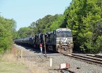 NS 9930 leads train 6W4 northbound